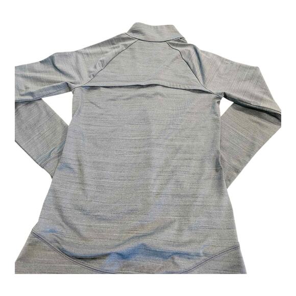 REEBOK Womens XS Quarter 1/4 Zip Pullover Sweatshirt Performance Blue WAA28120SD - Picture 2 of 9